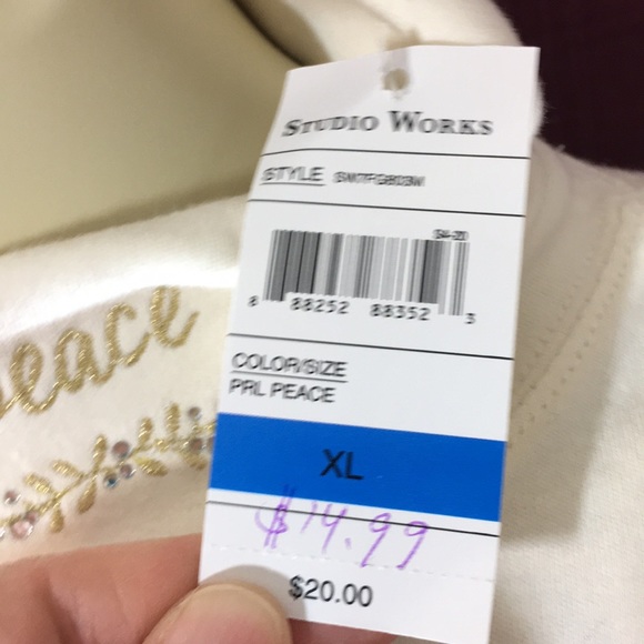 Studio Works Christmas Turtleneck NEW XL - Picture 5 of 5